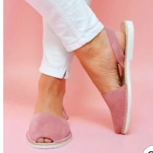 Palmaira Sandals Suede Flats Size 38 (7)